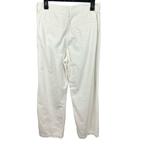 Madewell The Harlow Wide Leg Baggy Pleated Jeans High Rise Tile White 28 NWT - Picture 5 of 10